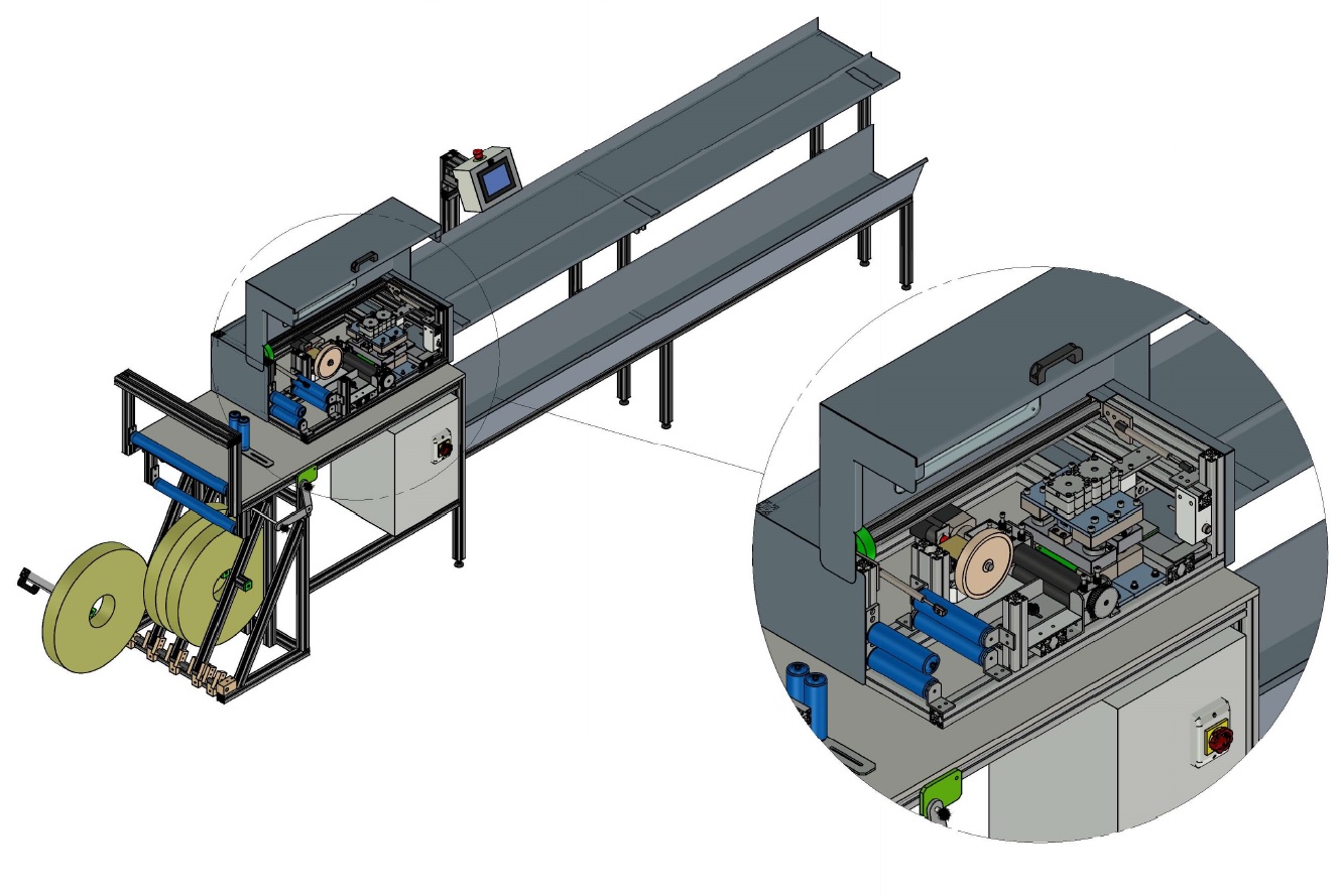 Machine for PET packaging