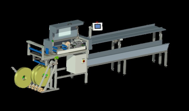 Machine for cutting PET packages